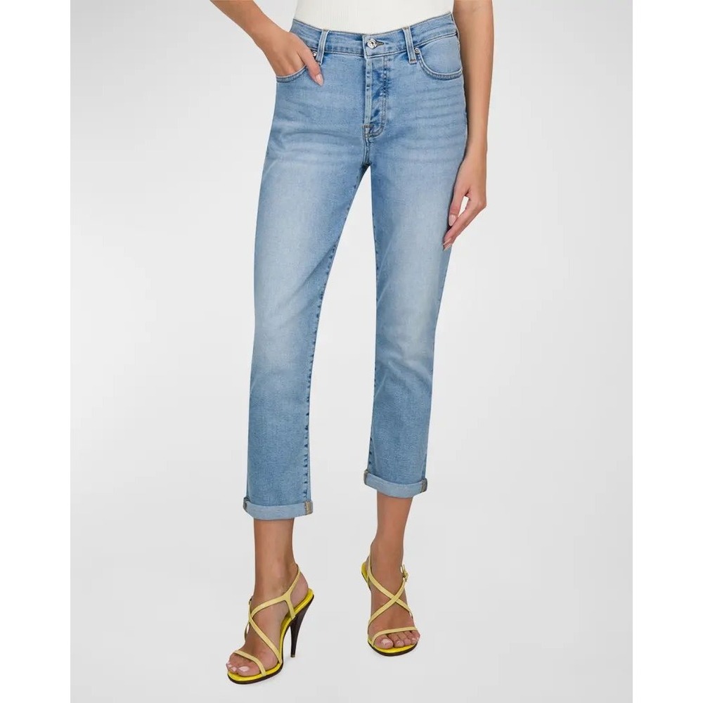 7 For All Mankind Josefina Skinny Boyfriend Jeans 30 8/10